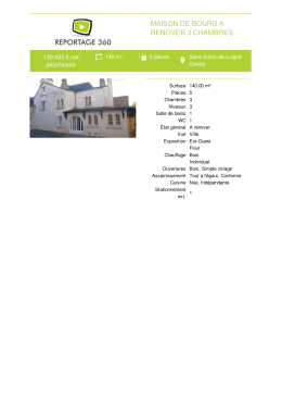 Maison à vendre Saint-Aubin-de