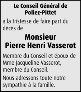 Monsieur Pierre Henri Vasserot