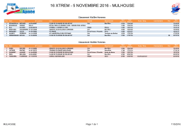 16 XTREM - 5 NOVEMBRE 2016