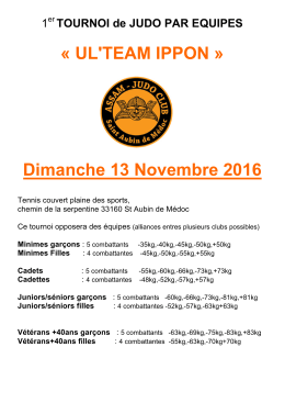 reglement-tournoi-ulteam-ippon - Judo Club Saint Aubin de Médoc