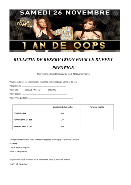 T&eacute;l&eacute;charger le bon de r&eacute;servation