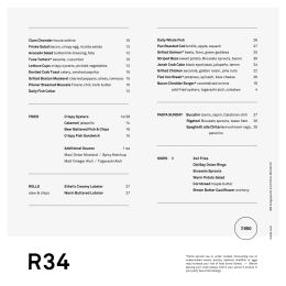 Clam Chowder house saltine 10 Fris&eacute;e Salad bacon