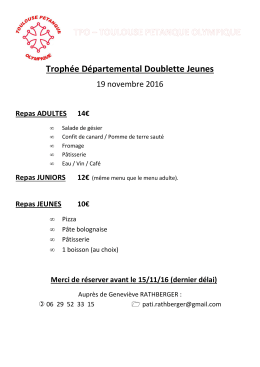 Trophée Jeunes OPEN