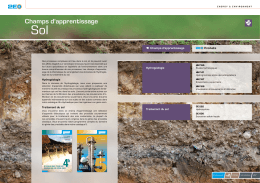 Champs d`apprentissage sol