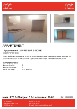 Appartement t2 PIRE SUR SEICHE