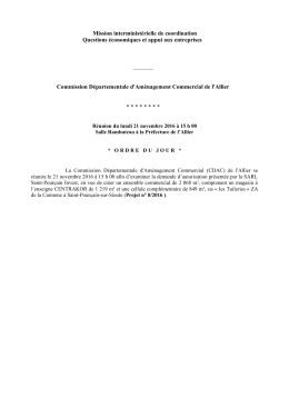 Direction du d&eacute;veloppement &eacute;conomique et des interminist&eacute;rielles