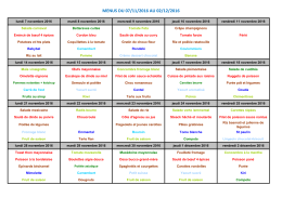 menu du 7 novembre au 2 decembre 2016