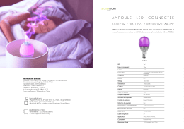 ampoule led connectée