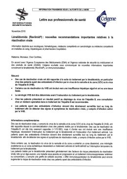 Lénalidomide (Revlimid)