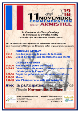 11 novembre - Chevry