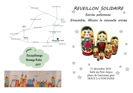 reveillon solidaire - Paroisse Saint Denis des Faluns