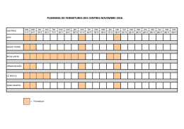 planning de fermetures des centres novembre 2016
