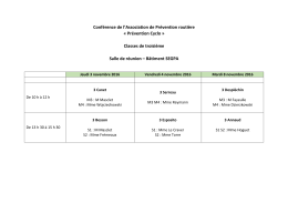 Prévention Cyclo - Collège JACQUES PREVERT