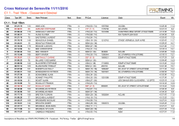 Cross National de Seresville 11/11/2016