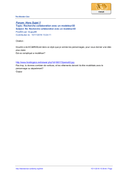 Forum: Hors Sujet - The Blender Clan