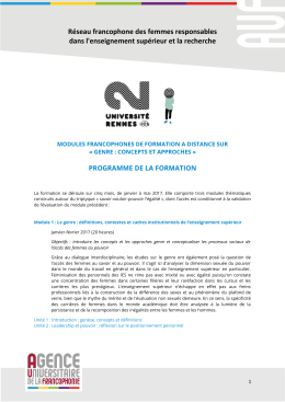 Appel Modules_2016_programme