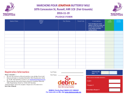Formulaire de promesses d`engagement