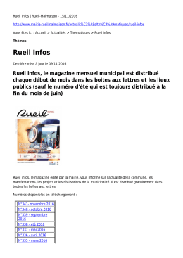 Rueil Infos - Rueil