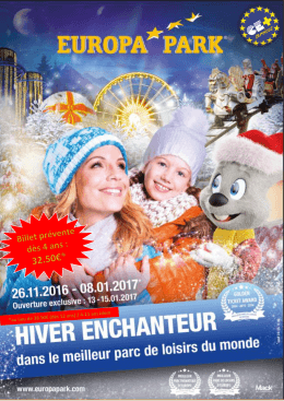 Europa-Park sous son manteau d`hiver