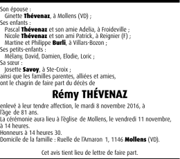 Rémy THÉVENAZ