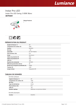 Instar Pro LED Swing 3 000K Blanc