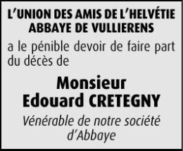 Monsieur Edouard CRETEGNY