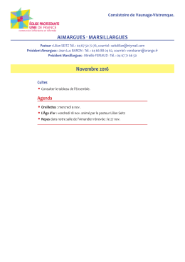 Novembre 2016 AIMARGUES