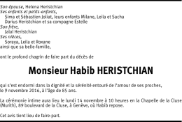 Monsieur Habib HERISTCHIAN