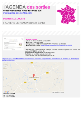 Imprimer - Agenda des sorties