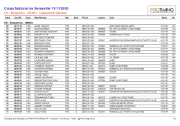 Listes de rÃ©sultats|Classement GÃ©nÃ©ral sans tps reel