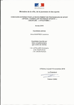 Page 1 R&Eacute;P:HLKRE FRAN&Ccedil;AISE Minist&egrave;re de la ville, de la