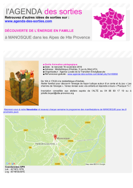 Imprimer - Agenda des sorties