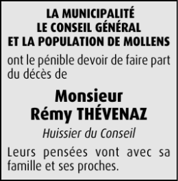 Monsieur R&eacute;my TH&Eacute;VENAZ