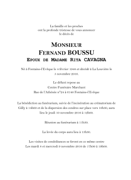 monsieur fernand boussu