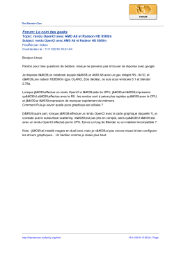 Forum: Le coin des geeks - The Blender Clan