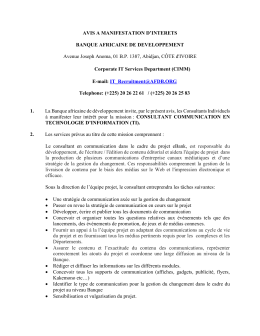 Consultant Communication en Technologie d`Information (TI)
