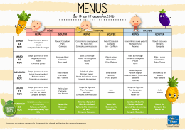 du 14 au 18 novembre2016