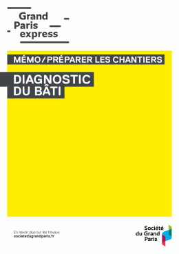 diagnostic du bati - Société du Grand Paris