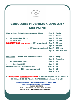 Foins hivernaux 2016