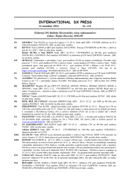 international dx press