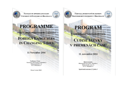 Program / Programme