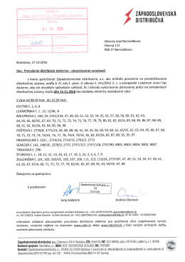 Page 1 DOŠLO 47 sy OBECNÝ URAD BERNOLÁKOVO