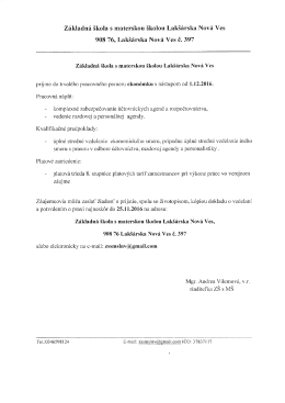 ZŠ s MŠ Lakšárska Nová Ves