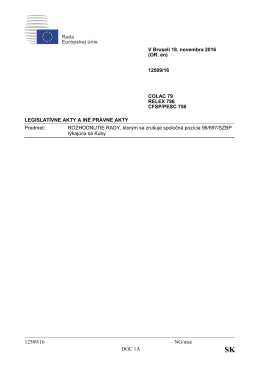 12509/16 NG/mse DGC 1A