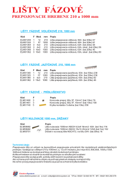 Katalóg - ElektroSystem SK, sro