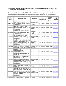 likvidacije 14.11.2016.