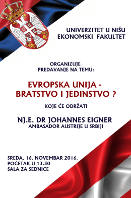 14.11.2016.Амбасадор Аустрије у Србији