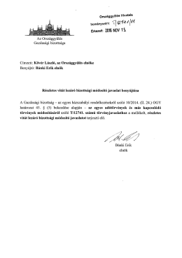 m&oacute;dos&iacute;t&oacute; javaslat