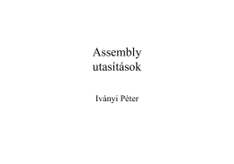 Assembly utas&iacute;t&aacute;sok