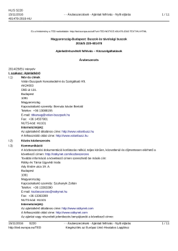 2016-OJS220-401478-hu - R&aacute;tky &eacute;s T&aacute;rsa &Uuml;gyv&eacute;di Iroda